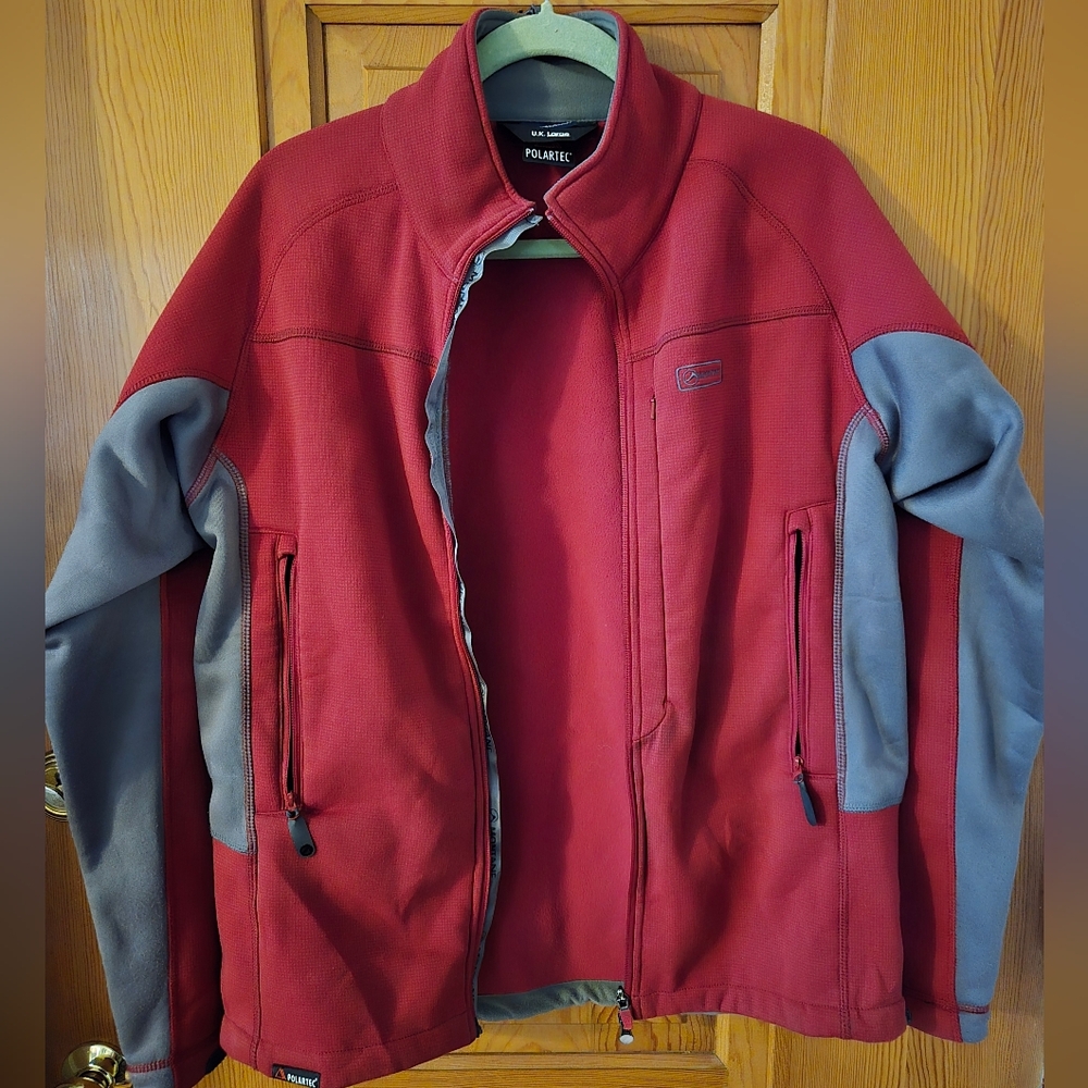 Montane Polartec Men's Red and Gray Jacket UK Large/US Medium Winter